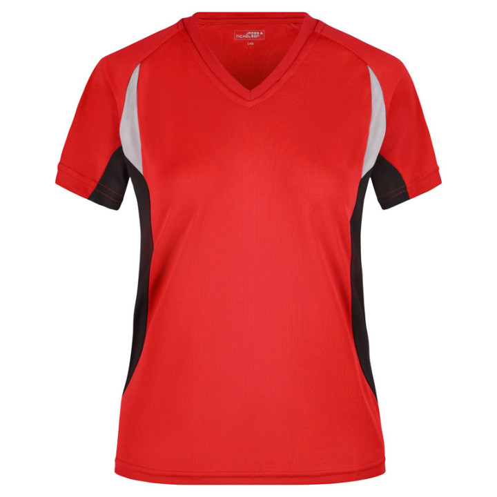 Maillot_running_Femme_rouge_noir_Devant_JN390.jpg