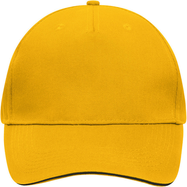 Casquette_Sandwich_jaune_d_or_marine_Devant_MB6526.jpg
