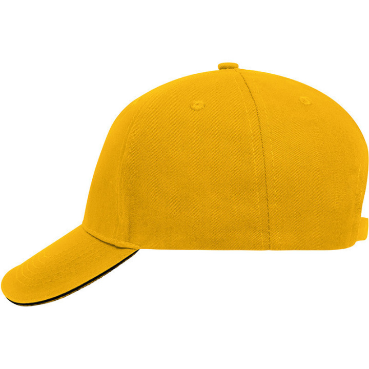 Casquette_Sandwich_jaune_d_or_marine_Gauche_MB6526.jpg