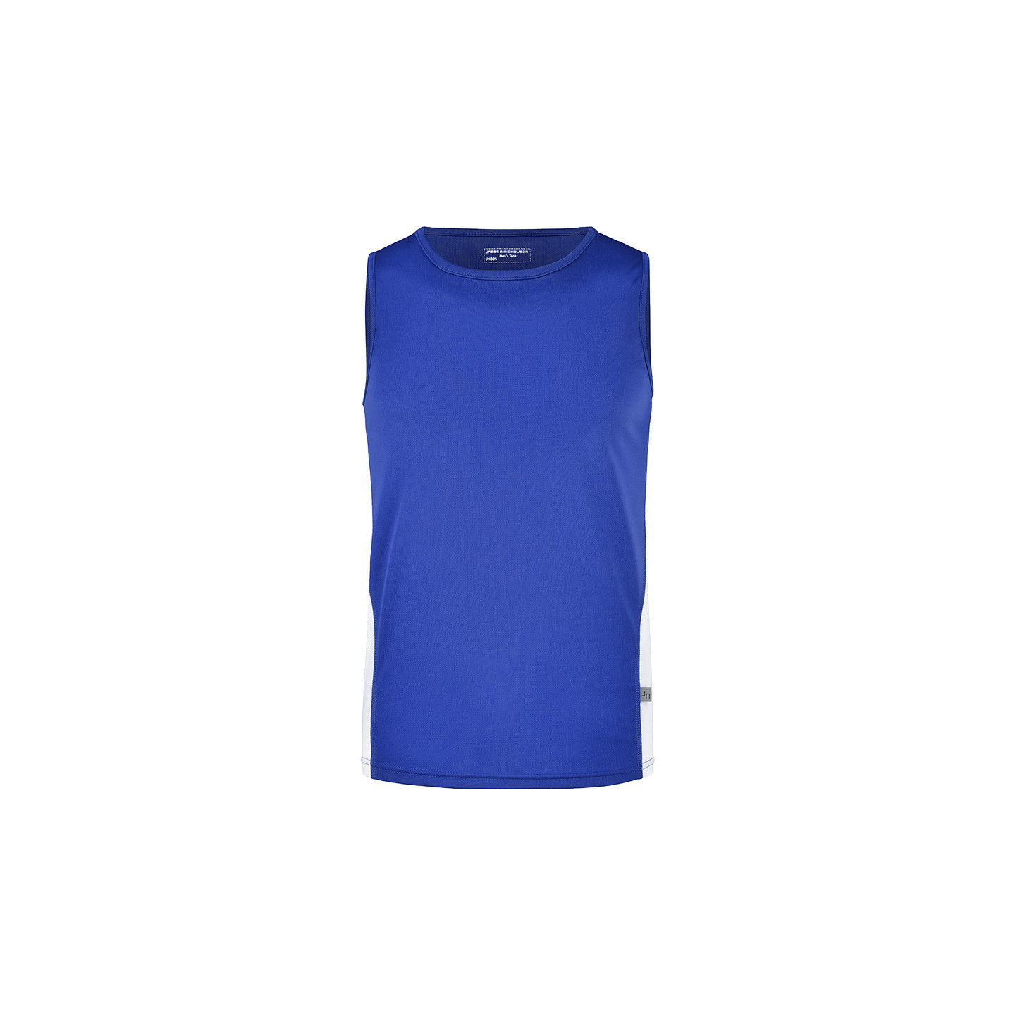 Maillot_running_Homme_royal_blanc_Devant_JN305.jpg