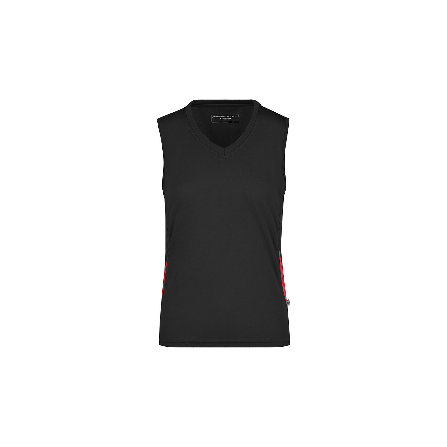 Maillot_running_Femme_noir_rouge_Devant_JN315.jpg