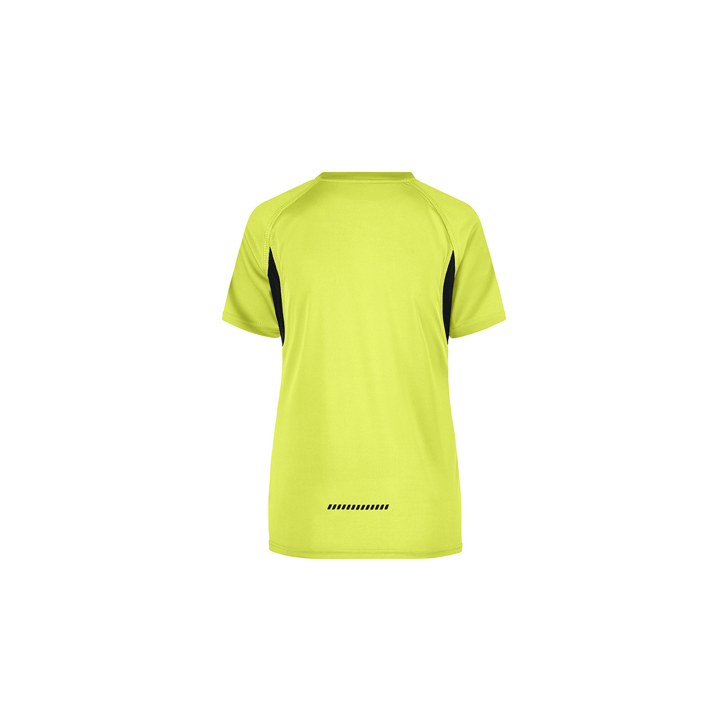 Maillot_running_Femme_jaune_fluo_noir_Dos_JN316CFL.jpg